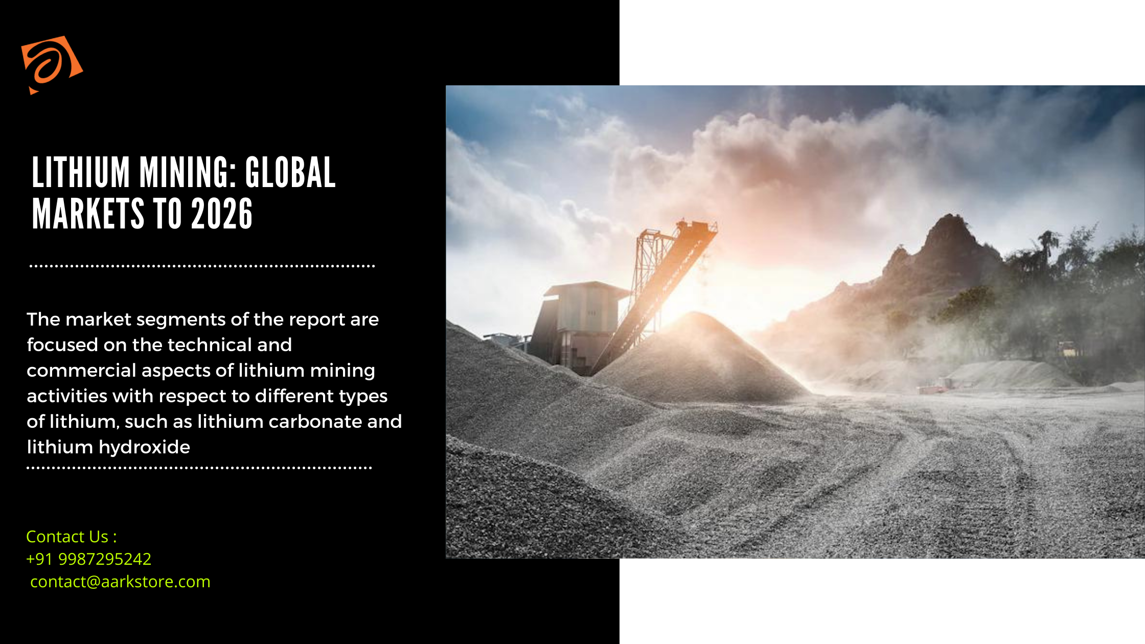 Lithium Mining: Global Markets To 2026